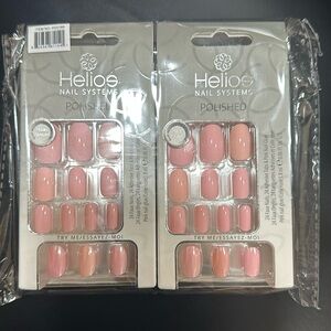 Helios Nail Systems Press on Nails NIB 2 pack